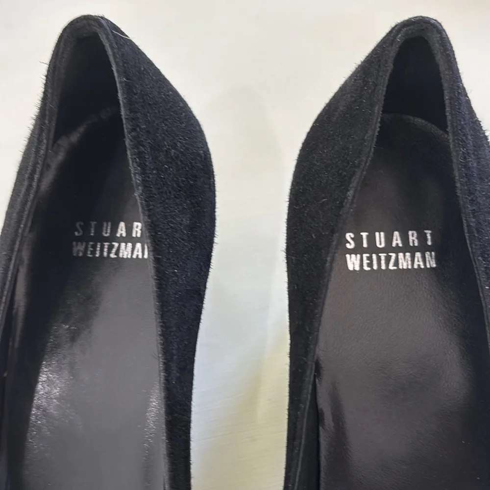 Stuart Weitzman Black Women's suede‎ classic pumps Size 8.5N